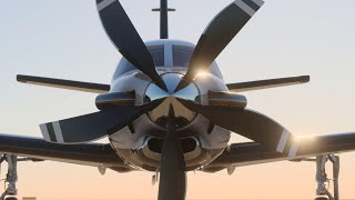 Engine Start  Daher TBM 930  Flight Simulator [upl. by Skantze833]