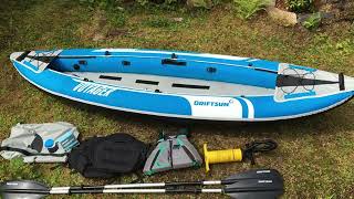 Driftsun Voyager Inflatable Kayak Review  Can You Take it [upl. by Yelsha763]