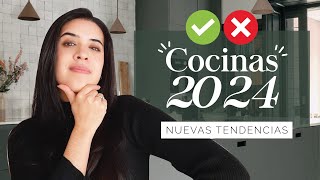 Diseños de COCINAS MODERNAS  Tendencias 2024  Interiorsself [upl. by Akilak554]