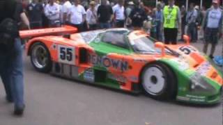 Mazda 787 B Great sound Warm up  Fly bys 2011 [upl. by Red]