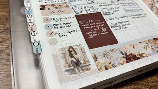 Plan with me November 4th  10th  Hobonichi Cousin  TCMC and Graceful Muse Paperie [upl. by Llenahc]