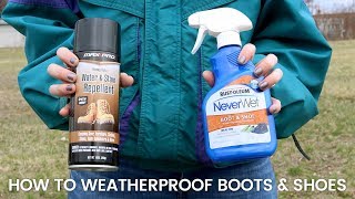 How to Waterproof Boots and Shoes [upl. by Dirk317]