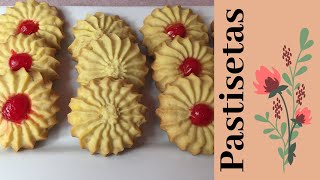 Como hacer galletas pastisetasgalletas de mantequilla pastisetas [upl. by Philly284]