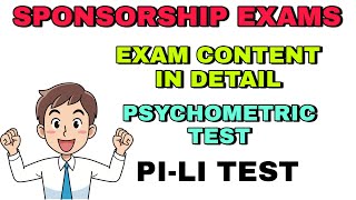 DNS Sponsorship Exam Content Psychometric Test amp PILI Test Details [upl. by Terrance]