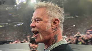 Metallica James Hetfield Entrance  Whiplash Live 4K Minneapolis Minnesota  August 18 2024 [upl. by Setiram696]