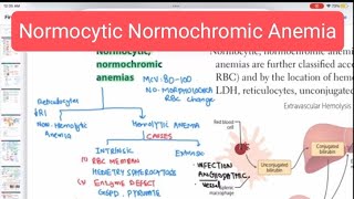 Normocytic normochromic anemia haematology 42 First Aid USMLE Step 1 in UrduHindi [upl. by Anaerda]