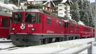 Die RhB auf der Strecke ChurArosa am 912010 [upl. by Hathaway]