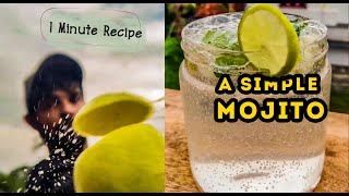 A Simple Mojito Recipe old video shorts [upl. by Otrebron621]