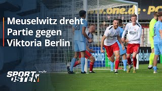 Meuselwitz trotzt frühem Rückstand und dreht Partie gegen Viktoria Berlin  Sport im Osten  MDR [upl. by Anilecram809]