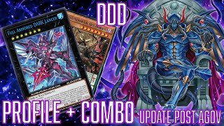 YUGIOH DDD Deck Profile amp Combo Update POST AGOV [upl. by Eisset]