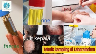 Berbagai Teknik Sampling di Laboratorium  Bagaimana cara sampling Urine Faeces Lesi Rambut [upl. by Alroi419]