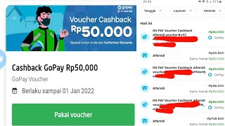 Cara Mengunakan Voucher cashback Gopay [upl. by Yeblehs961]