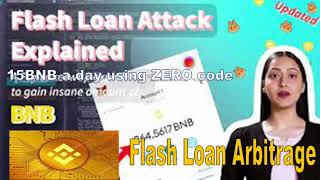 Defi flash loan arbitrage to earn 50 BNB per day without collateral [upl. by Sema]