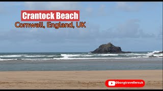 Crantock Beach Cornwall England UK [upl. by Nyliuqcaj]