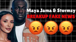 Stormzy and Maya Jama BREAKUP FAKE NEWS [upl. by Sumer966]