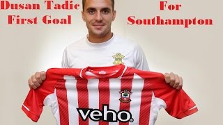 Dusan Tadic  First Goal For Southampton vs Brighton amp Hove Albion 31 [upl. by Anelyak223]