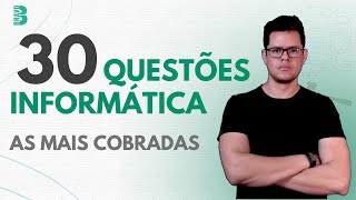 QUESTÕES MAIS COBRADAS EM CONCURSOS  INFORMÁTICA PARA CONCURSOS [upl. by Franzen]