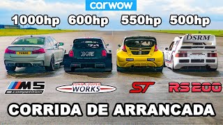 BMW M5 1000 cavalos vs Carros de corrida Rallycross de £115M CORRIDA e EXPLOSÃO [upl. by Mcgraw479]