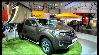 Renault Alaskan pickup truck with camping roof top tent RV Camper SUV walkaround  interior K1156 [upl. by Notnad]