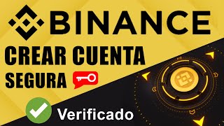 Como Crear una cuenta en BINANCE 2024✔️ Verificar cuenta  Paso a paso [upl. by Pratte487]