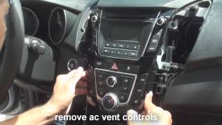 remove stereo Hyundai Elantra 20112013 [upl. by Sparrow93]