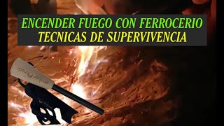 Cómo Usar un Encendedor de Magnesio para Crear Fuego en el Campo  USOS BASICOS [upl. by Eirac]