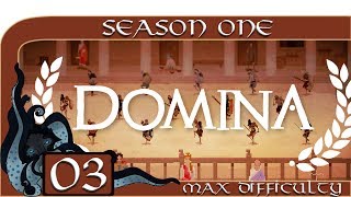 Domina Gladiator Management Sim  Season One  03  Max Difficulty  Domina Let’s Play  Gameplay [upl. by Doria458]