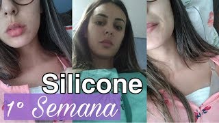 DIÁRIO DO SILICONE PRIMEIRA SEMANA PÓS CIRURGIA [upl. by Gualterio]