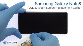 Samsung Galaxy Note8 LCD amp Touch Screen Replacement Guide  RepairsUniverse [upl. by Nylcoj]