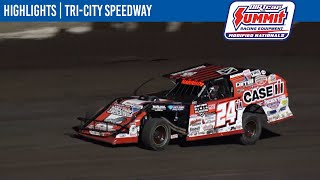 DIRTcar Summit Modifieds TriCity Speedway July 23 2021  HIGHLIGHTS [upl. by Ginelle]