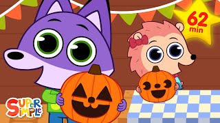 Were Going To The Pumpkin Patch  More  Kids Halloween Music  Super Simple Songs [upl. by Winona967]