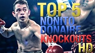 Top 5 Best Nonito Donaire Knockouts HD [upl. by Tristas916]