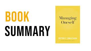 Managing Oneself by Peter Drucker  Free Summary Audiobook [upl. by Cedell]