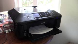 Canon PIXMA MX892 AllinOne Officejet Printer Overview Demo and Review [upl. by Smalley]