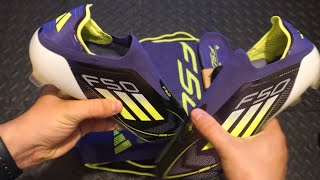 Adidas F50 ELITE LACELESS FAST REBORN FIRM GROUND BOOTS 2024  Unboxing  ASMR🔊 [upl. by Esinaj107]