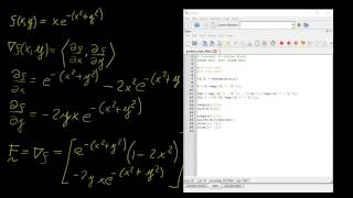 Plotting the gradient of a scalar field  Vector Calculus  LetThereBeMath [upl. by Harmon]