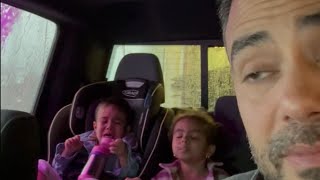 Little boy bursts into tears at the car wash while his sister stays calm  WooGlobe [upl. by Aleris]