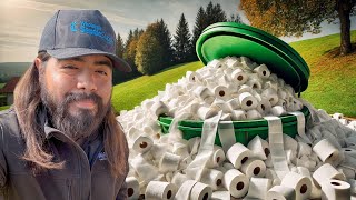 1 Year of Toilet Paper in a Septic Tank [upl. by Nnaycart]