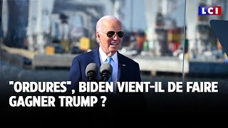 quotOrduresquot Biden vientil de faire gagner Trump  ｜LCI [upl. by Kirkpatrick642]