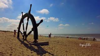 Middelkerke Beach Belgium  parasailing [upl. by Beatrice]