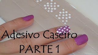 Adesivo Caseiro Parte 1 Como fazer [upl. by Hevak239]