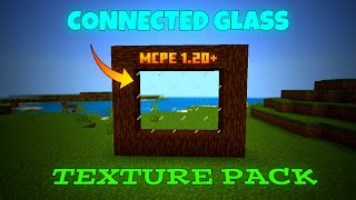 Connected Glass Texture Pack For Minecraft Pocket edition 120 Connected Clear Glass Addon For Mcpe [upl. by Torrlow]