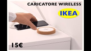 UNBOXING caricabatterie wireless IKEA NORDMÄRKE [upl. by Laiceps]