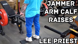 HOW TO Calf Raises  ATX® PRX Jammer Arms  LEE PRIEST [upl. by Asoj]