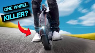 INMOTION V10 ELECTRIC UNICYCLE REVIEW  THE FUTURE [upl. by Acilgna]