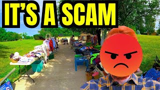 ACCUSED OF BEING A SCAMMER AT GARAGE SALE [upl. by Huan]