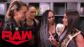 Nox and Natalya lay out the challenge for Baszler and Stark Raw exclusive Jan 15 2024 [upl. by Odraude]