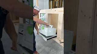 Getting the tool bench organized with the ​⁠festoolcanada SYSAZ pull out drawers woodworking [upl. by Alrad]