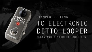 TC Electronic DITTO Looper Guitar Pedal Sound Demo  Test [upl. by Suirred]