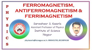 ferro antiferro and ferrimagnetism [upl. by Tallie]